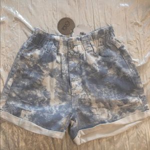 NWT Boutique bleached denim shorts